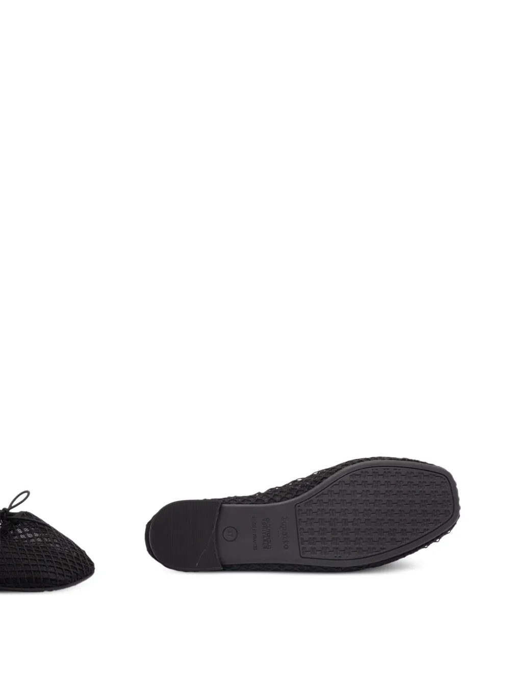Repetto Garance mesh ballet flats Zwart