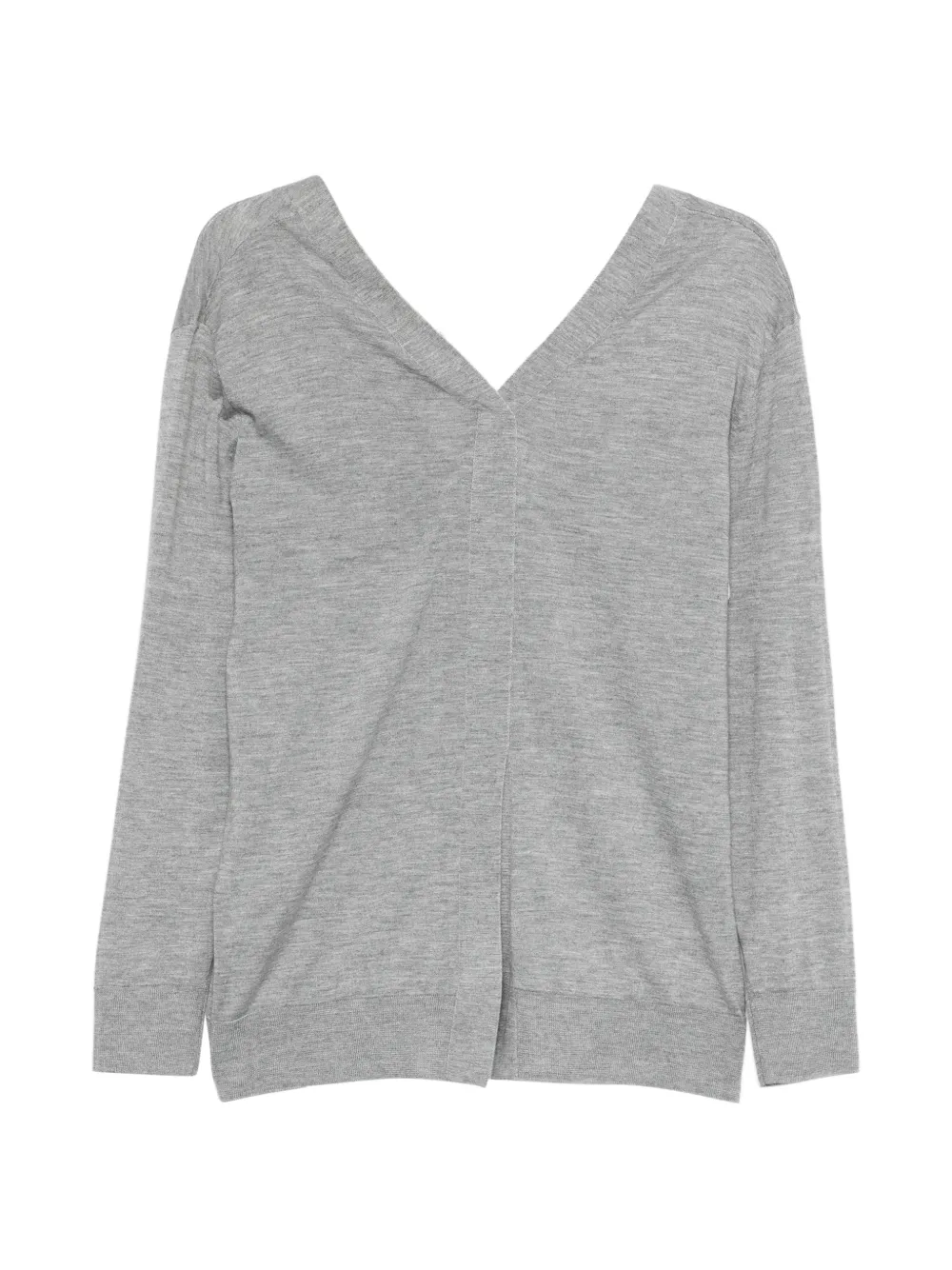  Sa Su Phi V-neck Cashmere Sweater - Grey 