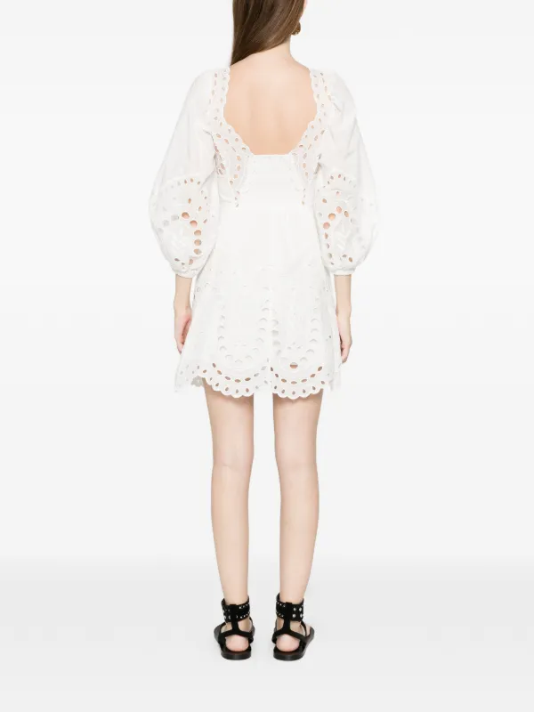 charo ruiz white mini dress Charo Ruiz Ibiza Limmey Mini Dress in White