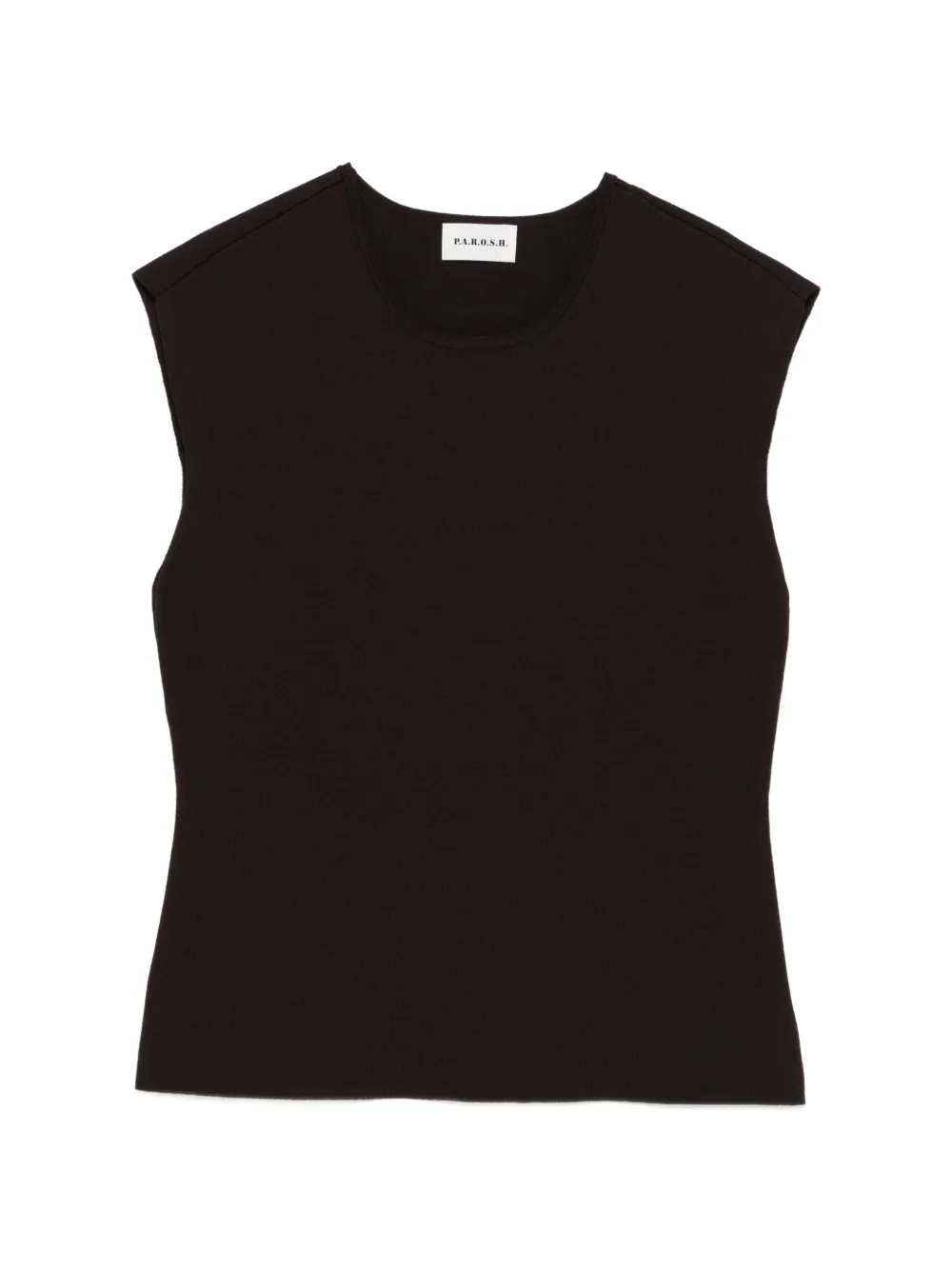 P.A.R.O.S.H. round-neck vest - Marrone