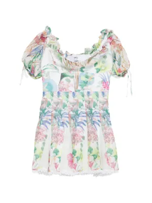 Johanna Ortiz The Power Of The Sea Mini Dress | Neutrals | FARFETCH