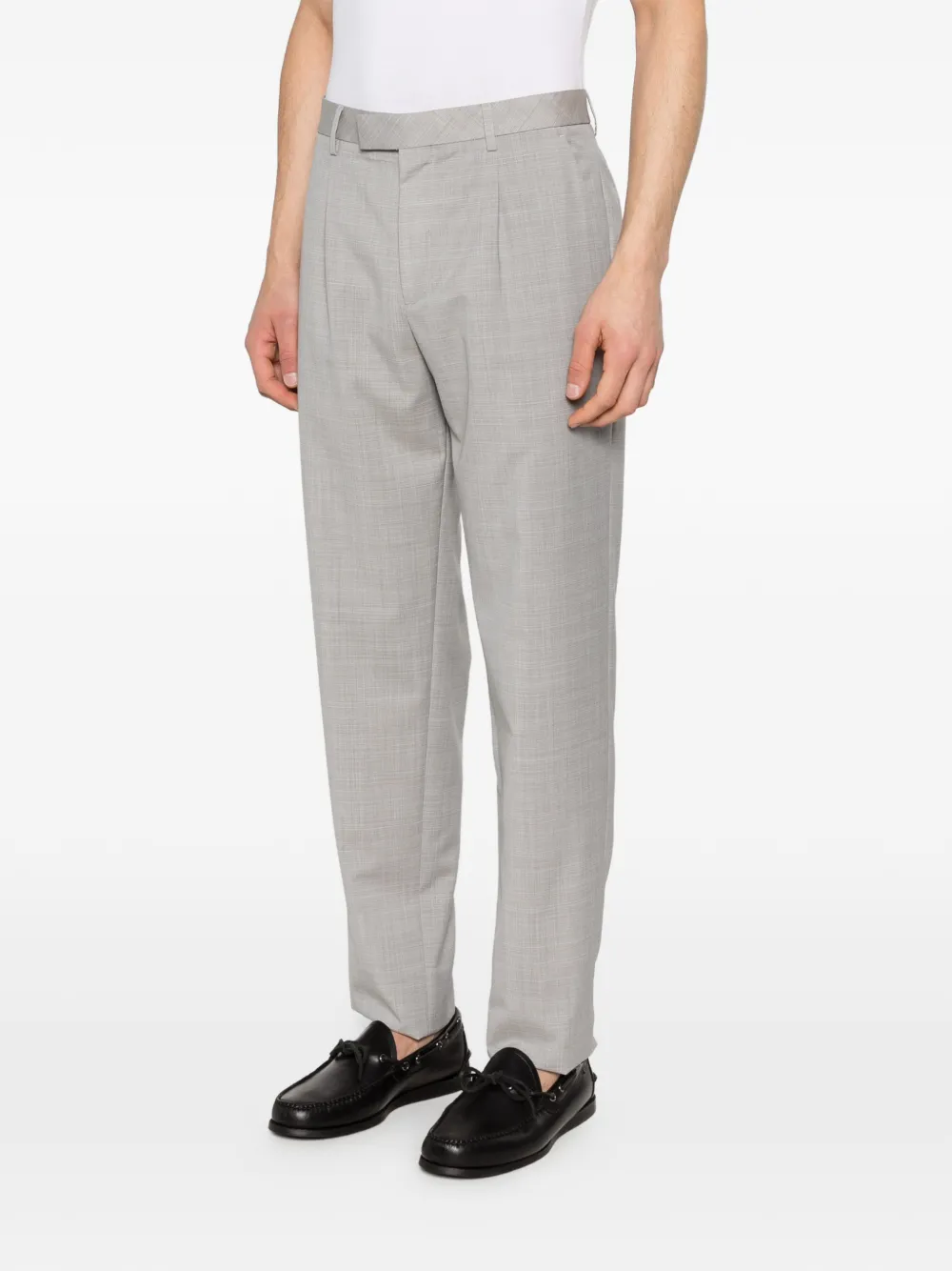  Gta Silvio Pleated Trousers - Grey 