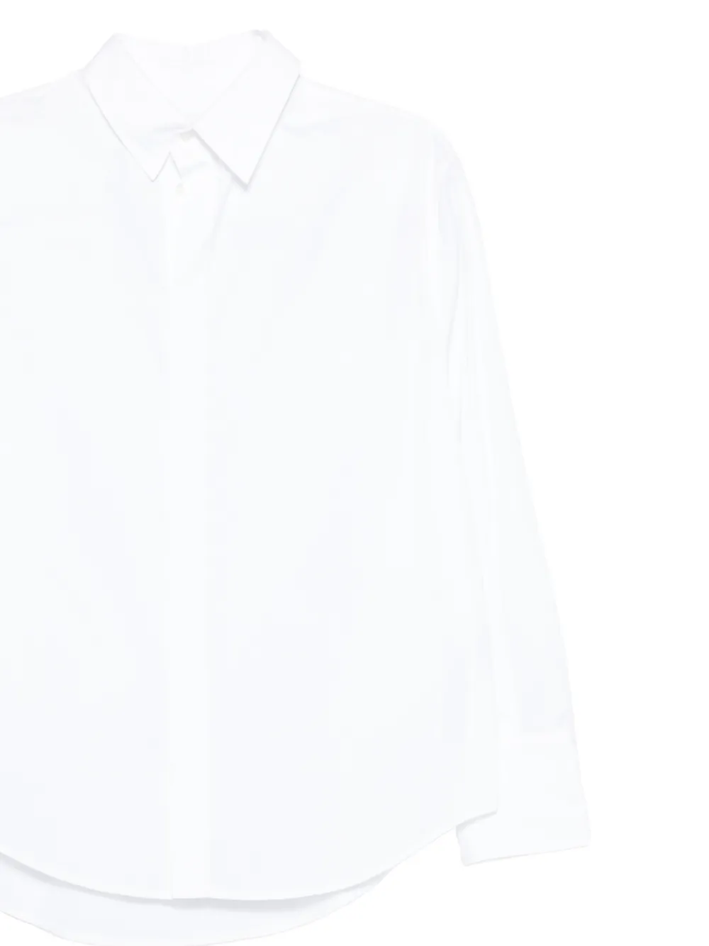  Sa Su Phi Long-sleeve Button Blouse - White 
