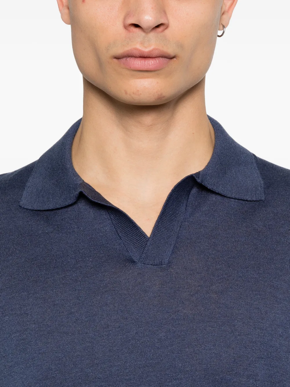 Barba Napoli T-shirt met korte mouwen Blauw