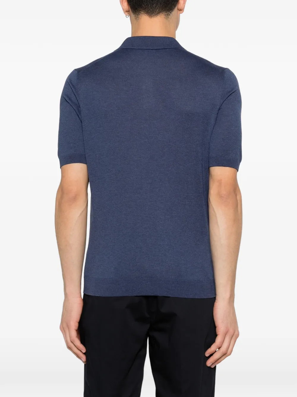 Barba Napoli T-shirt met korte mouwen Blauw