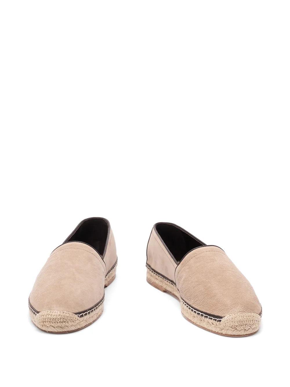 Brunello Cucinelli Tweekleurige espadrilles Beige