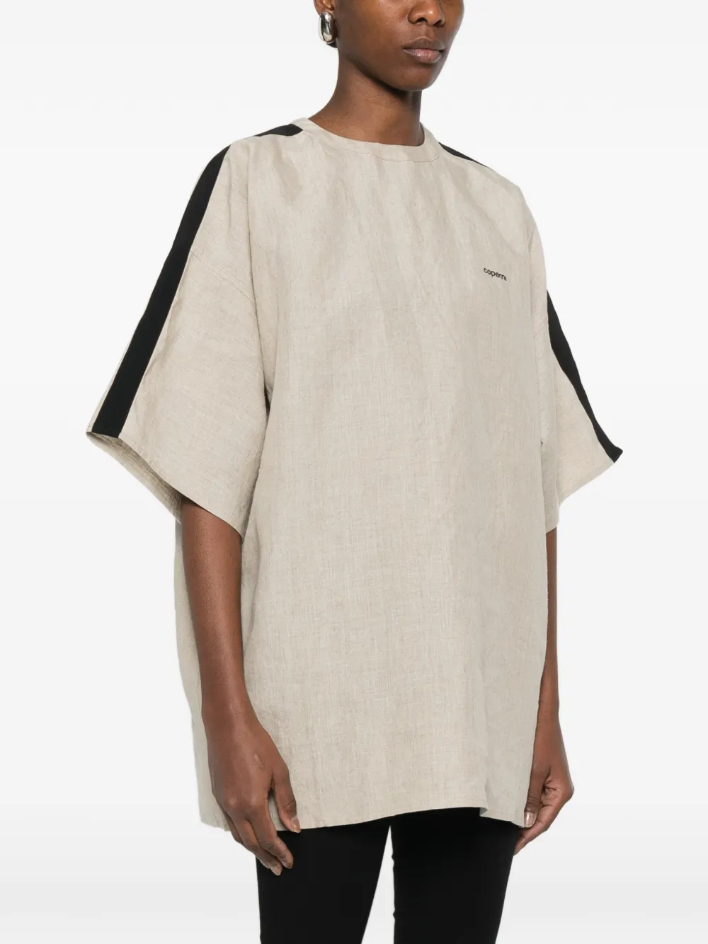  Coperni Zero Waste Stripe T-shirt - Neutrals 