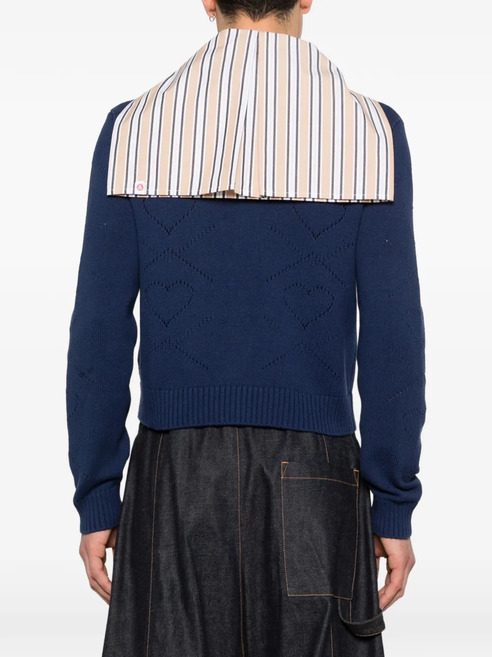Charles Jeffrey Loverboy Button-up vest Blauw