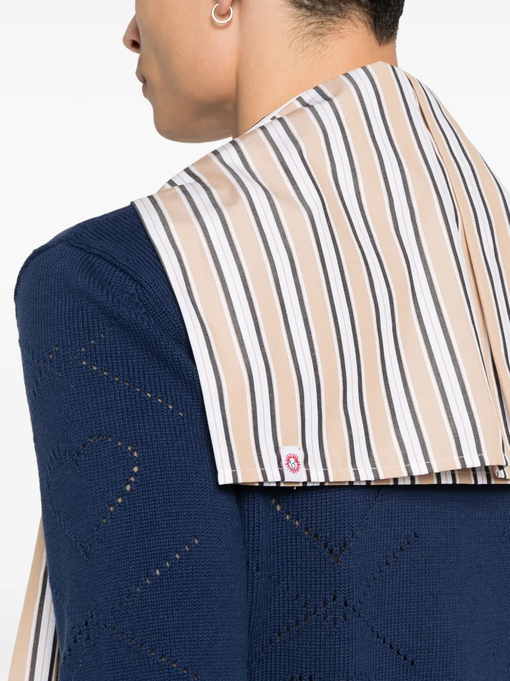 Charles Jeffrey Loverboy Button-up vest Blauw