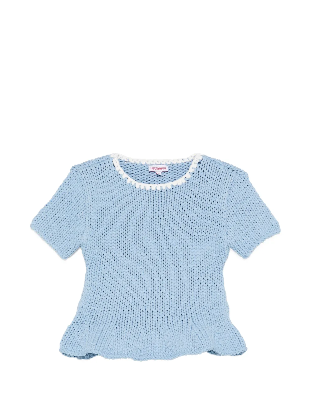 Charles Jeffrey Loverboy Maglione con orlo svasato - Blu