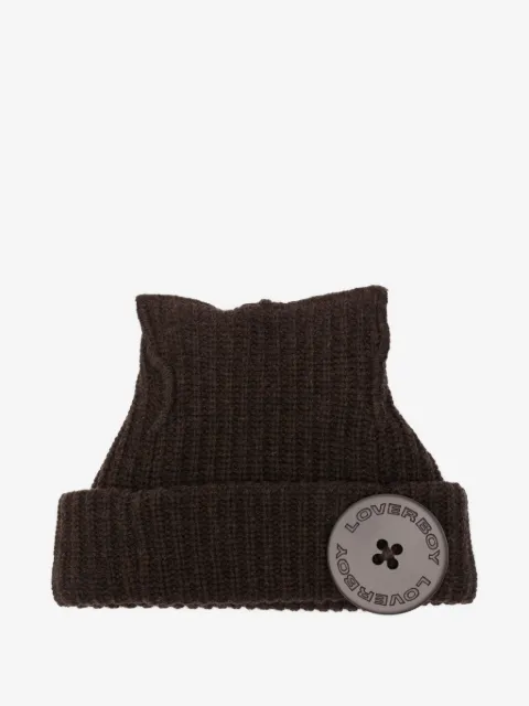 Charles Jeffrey Loverboy button-detail beanie