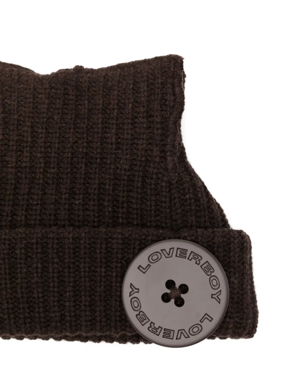 Button-Detail Beanie