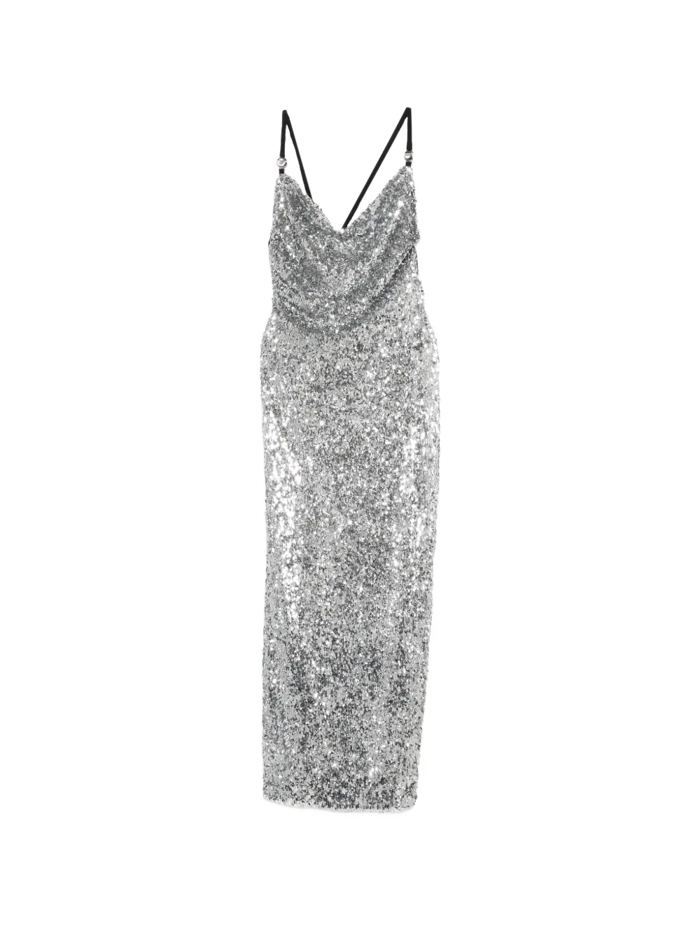 Coperni sequin-embellished maxi dress - Argento