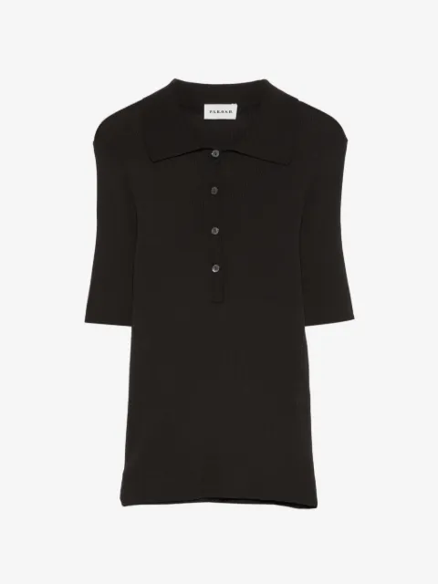 P.A.R.O.S.H. buttoned knitted polo shirt