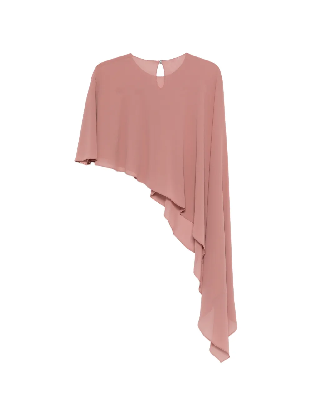 Patrizia Pepe Asymmetrische poncho Roze