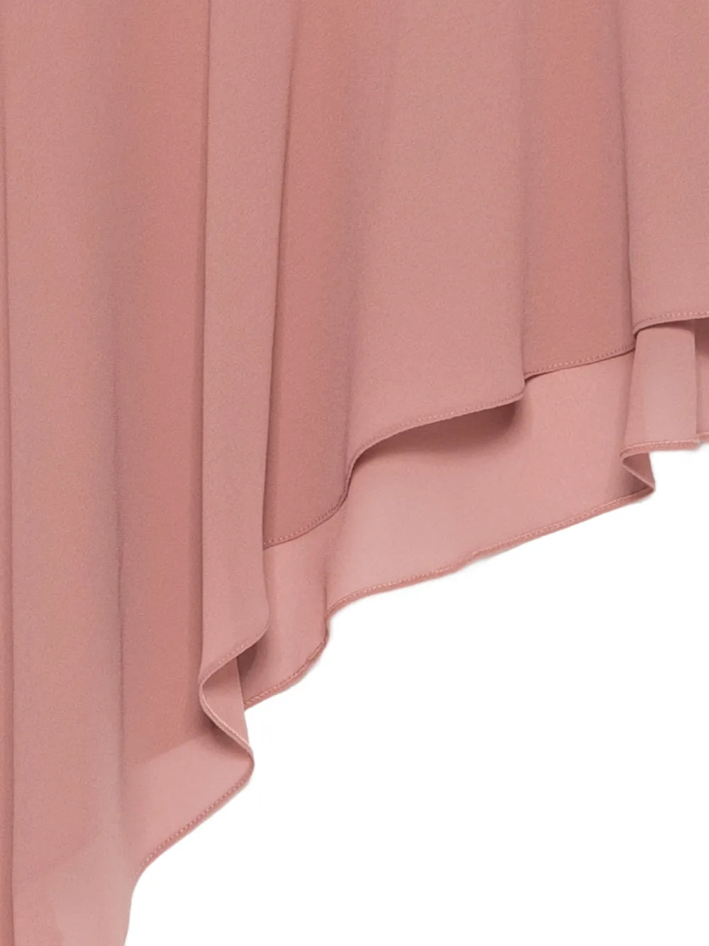 Patrizia Pepe Asymmetrische poncho Roze