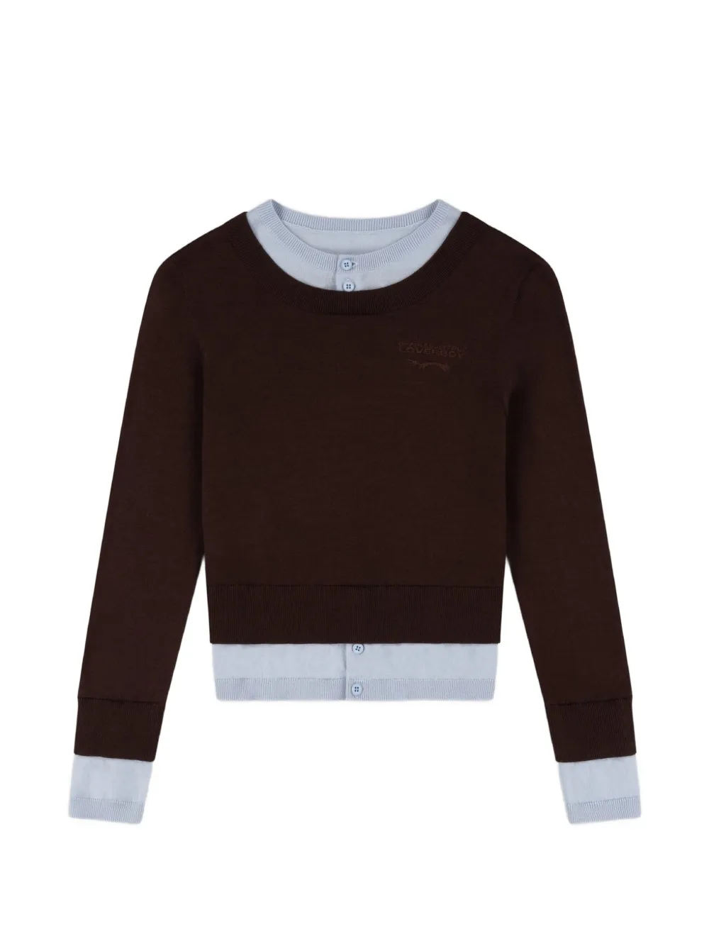 Charles Jeffrey Lover Double Soft sweater Bruin