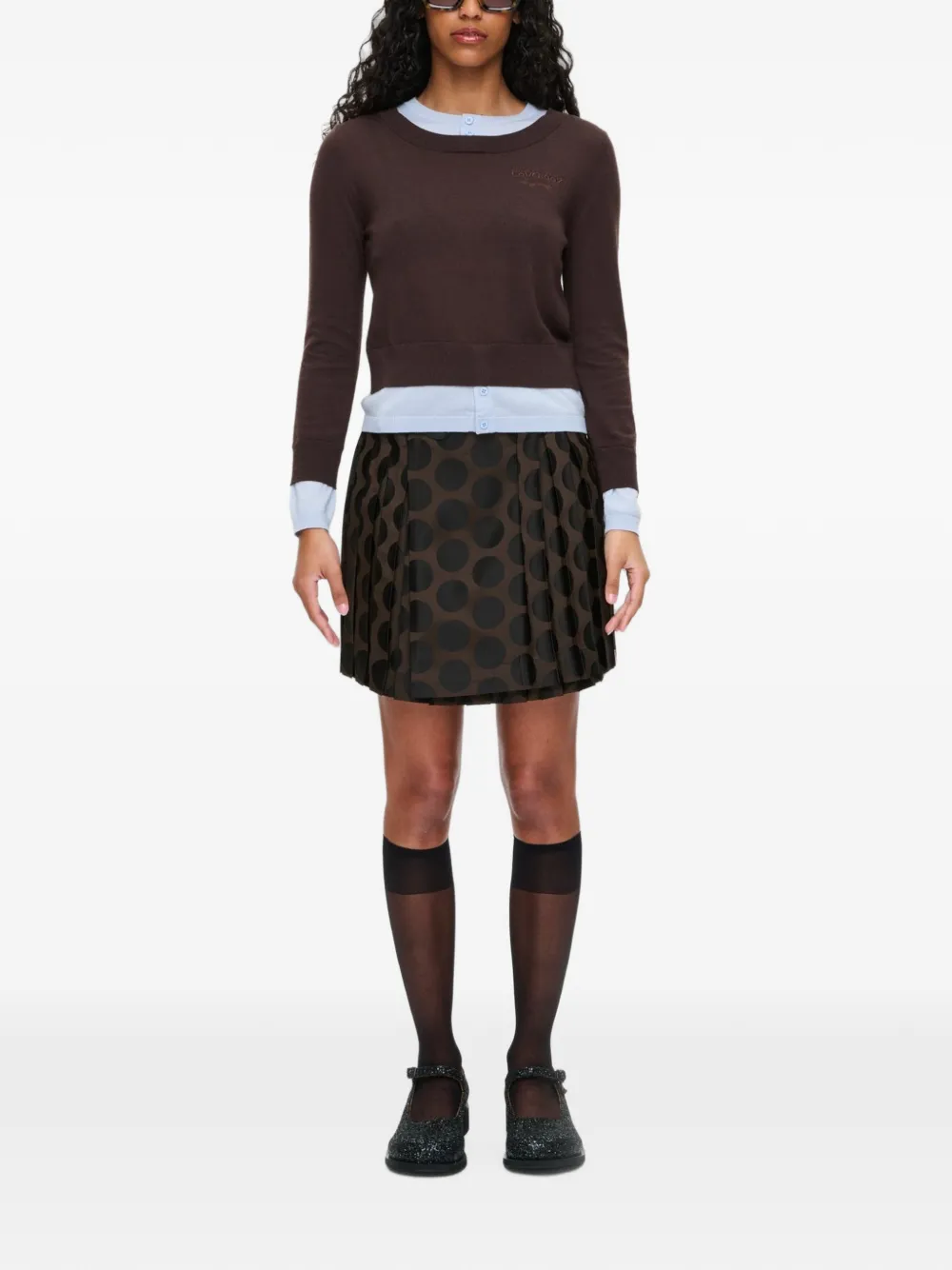 Charles Jeffrey Loverboy Double Soft sweater Bruin