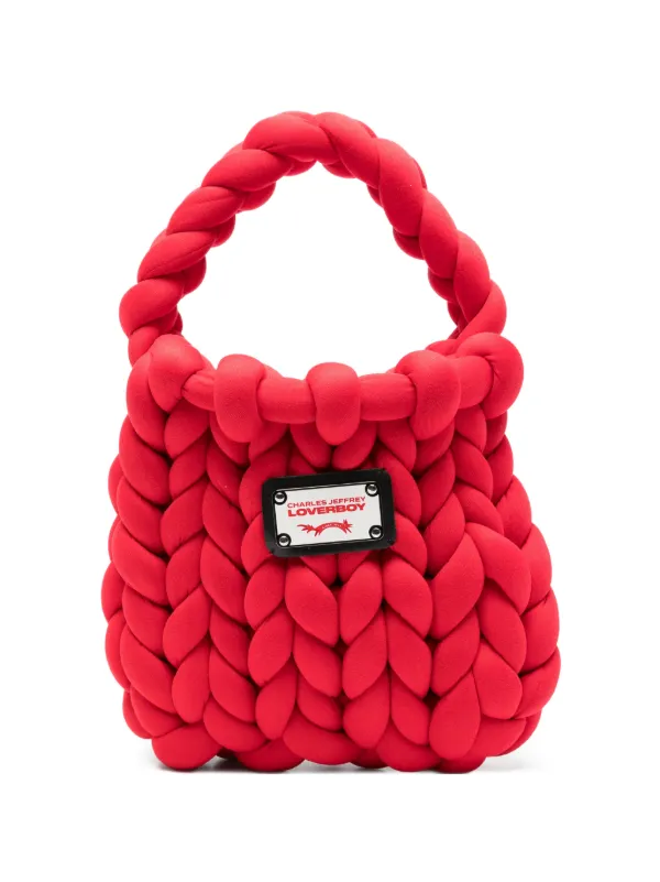 Charles Jeffrey Loverboy Mini Marshmallow Tote Bag | Red | FARFETCH