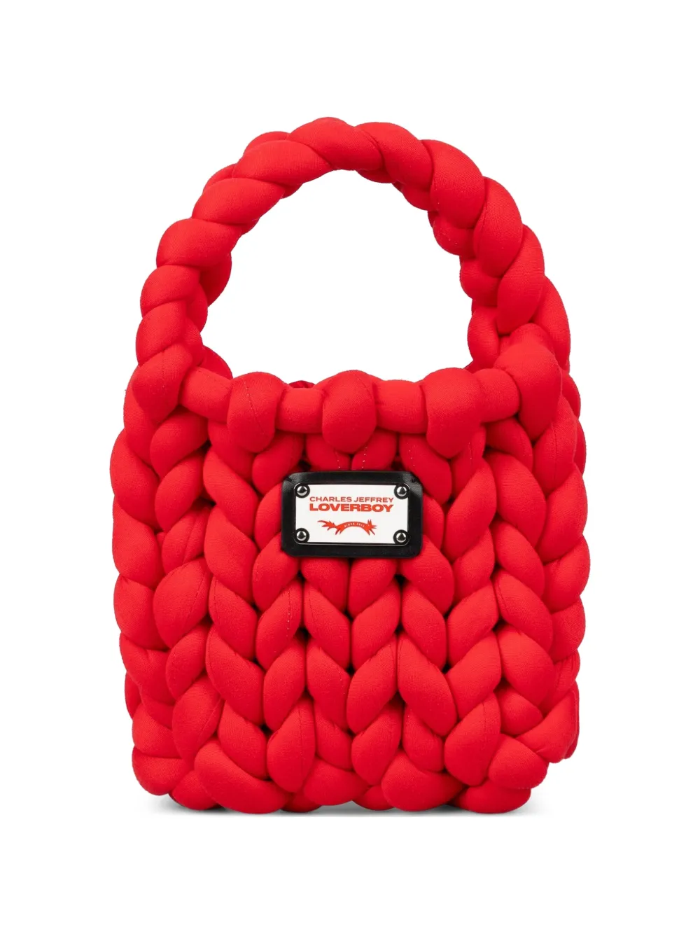 Charles Jeffrey Loverboy mini sac à main Marshmallow - Rouge Charles Jeffrey Loverboy mini sac à main Marshmallow - Rouge