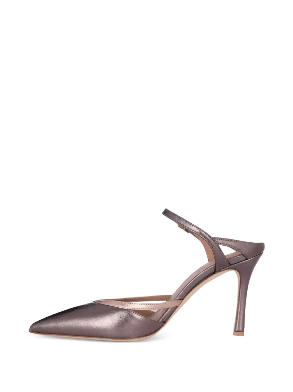 Malone Souliers Yola pointed leather mules Bruin