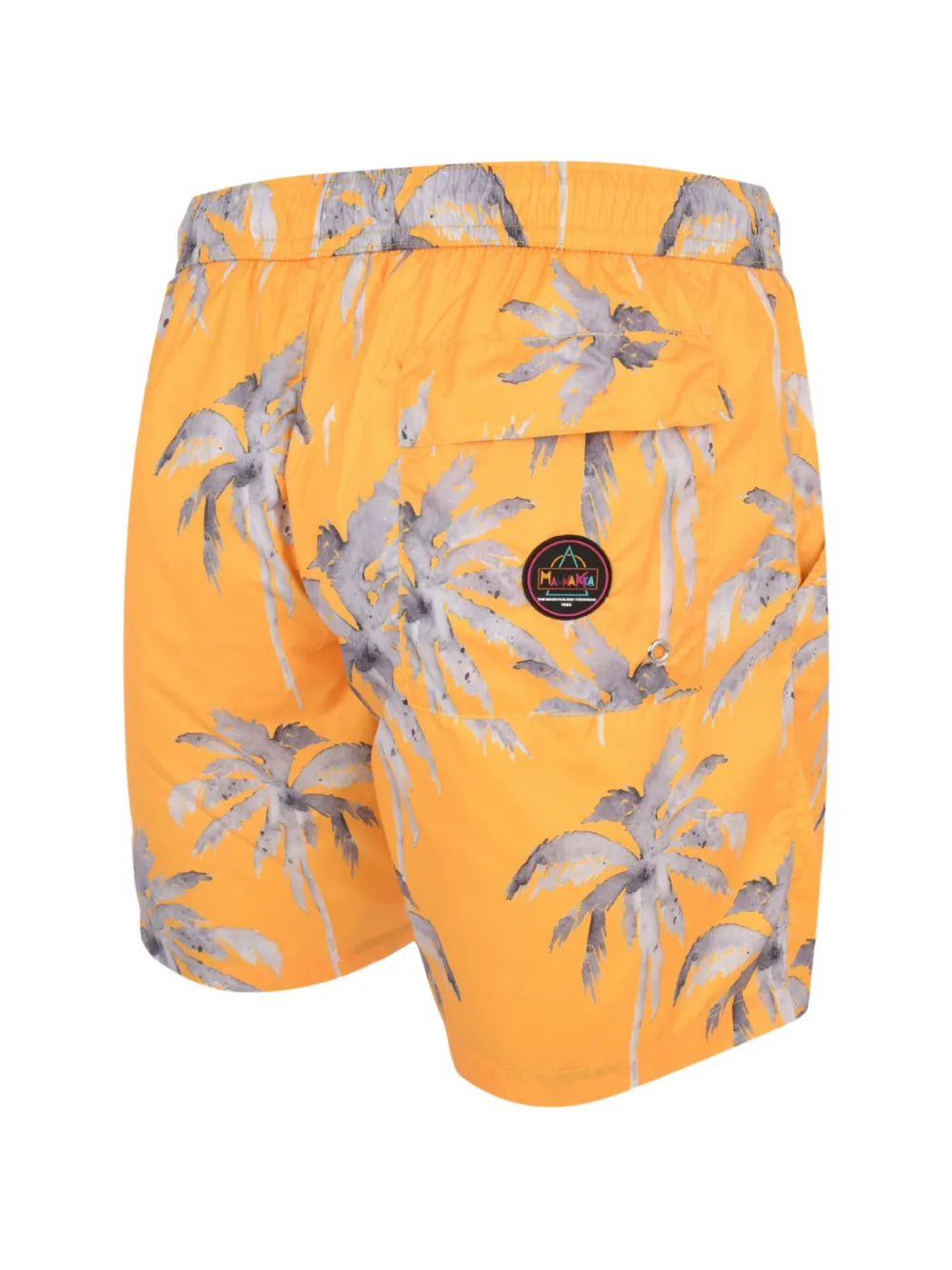 Mauna Kea Shorts met palmprint Oranje