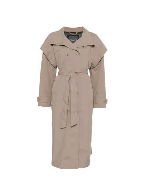 Herno double-breasted belted coat
