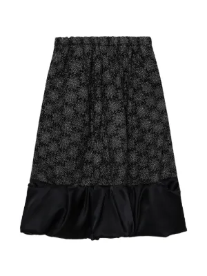 Comme Des Garçons Comme Des Garçons Gathered Skirt | Black