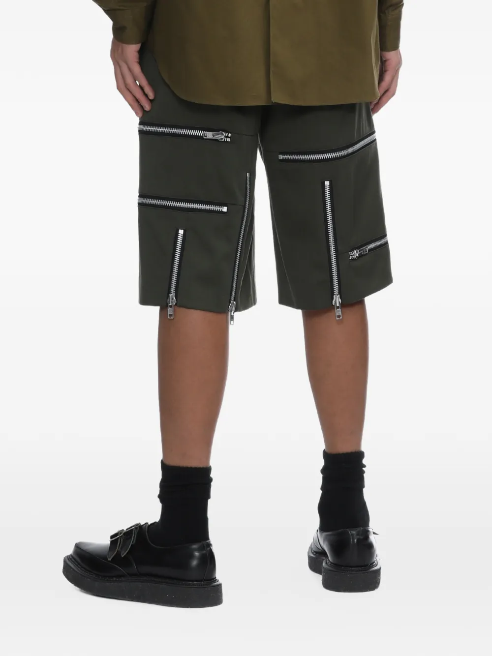 zipped shorts