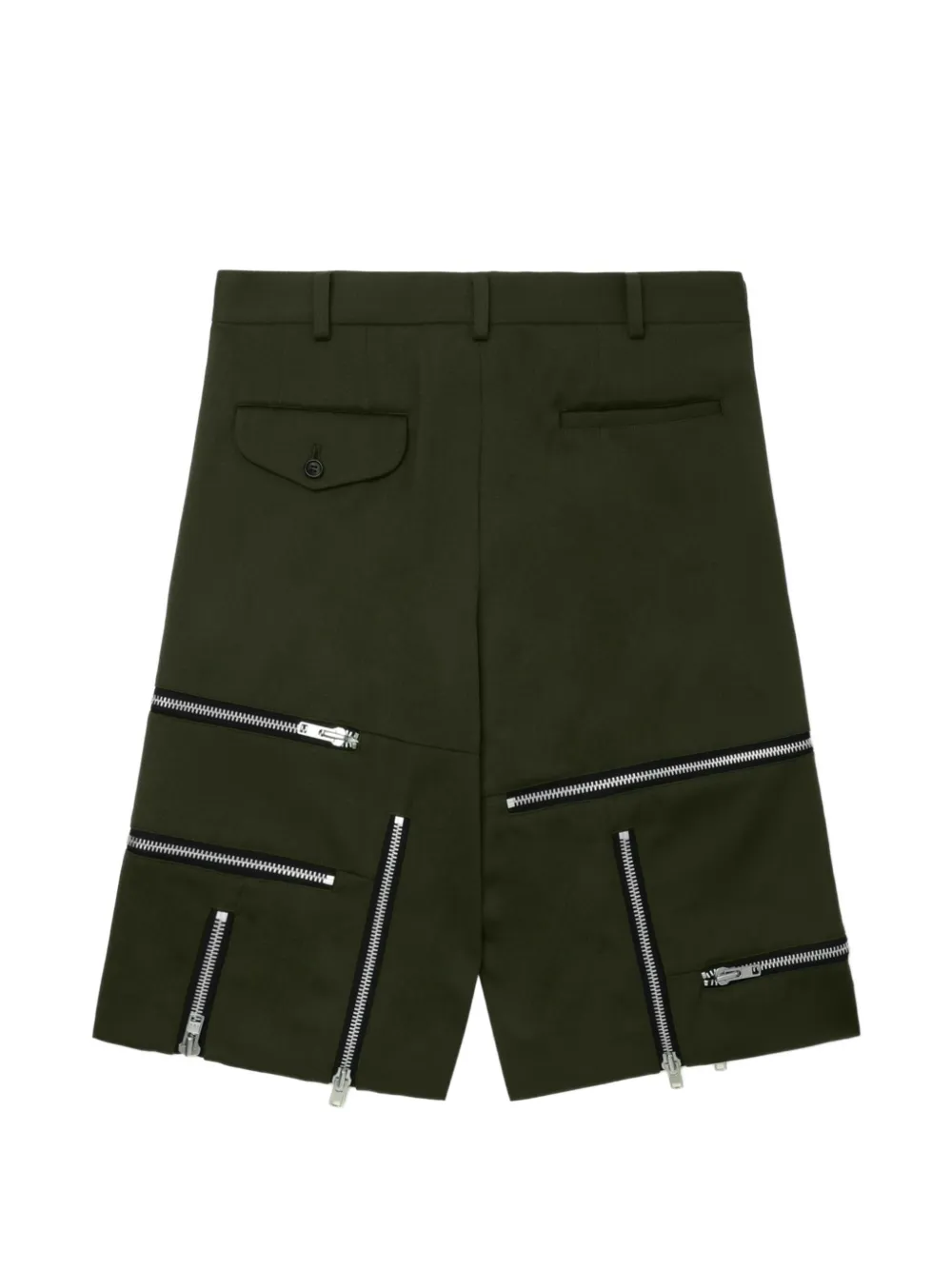 zipped shorts