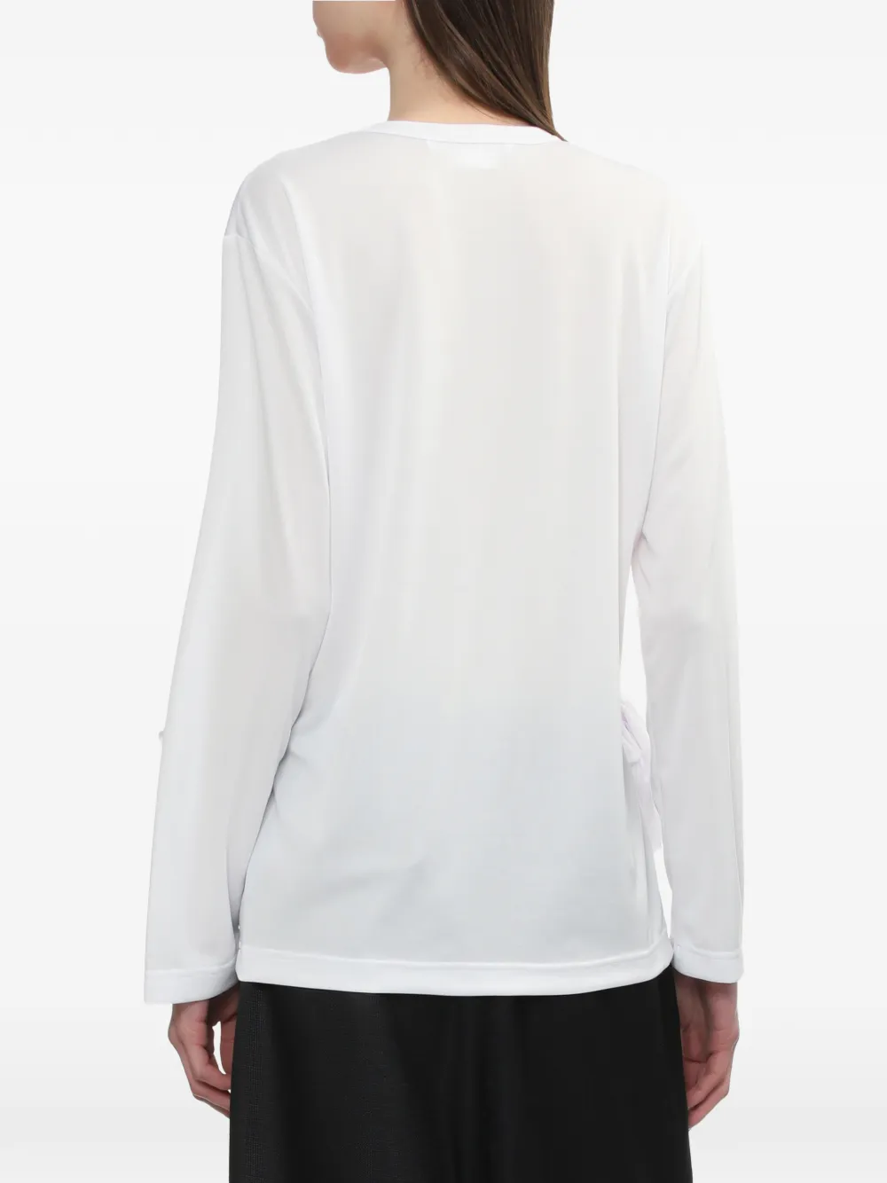Comme Des Garçons Comme Des Garçons Top met ruches Wit