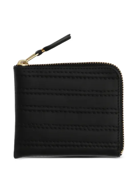 Comme Des Garçons Wallet pung med syningsdetalje og lynlås