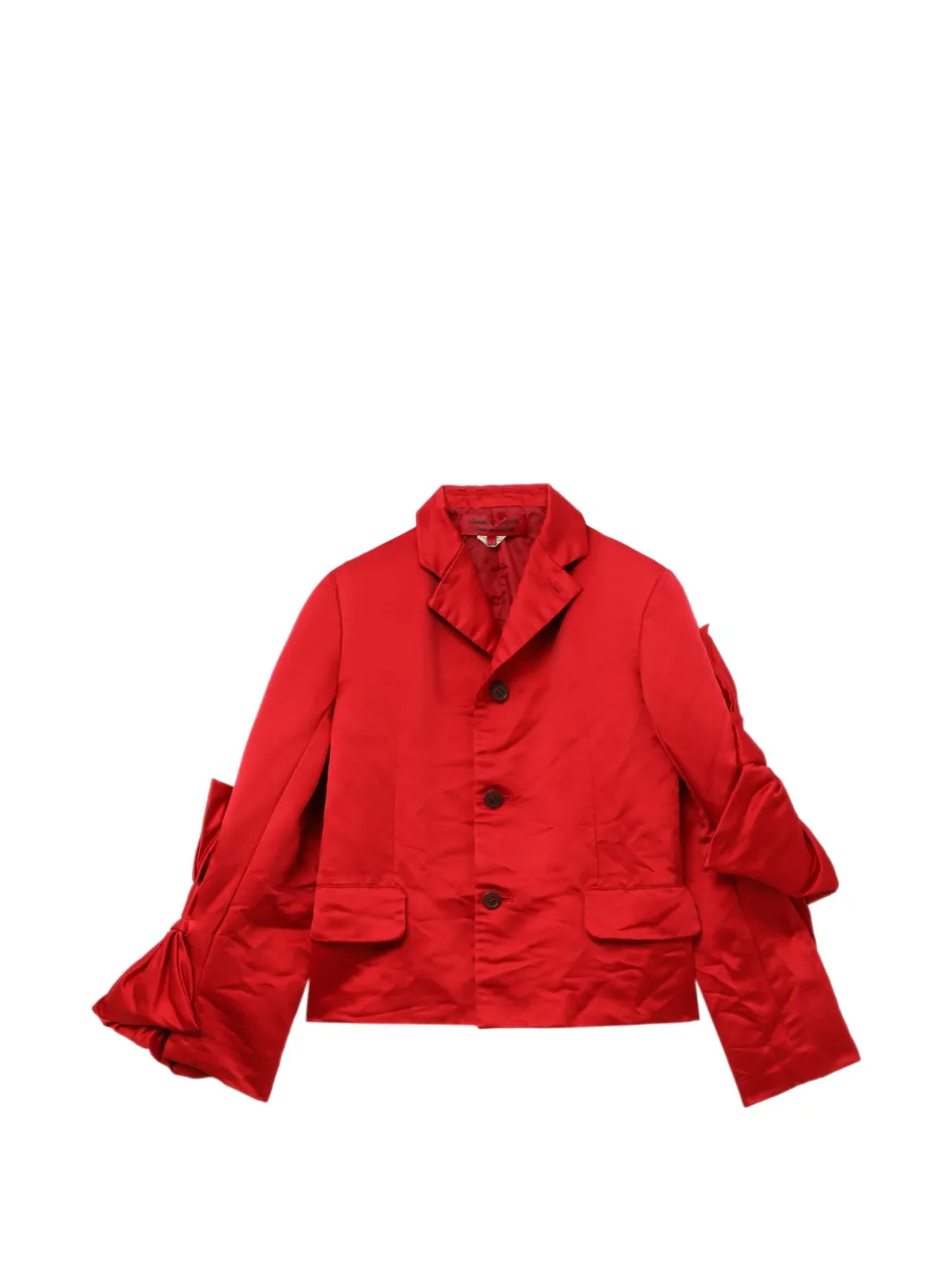 Comme Des Garçons Comme Des Garçons Giacca con fiocco - Rosso