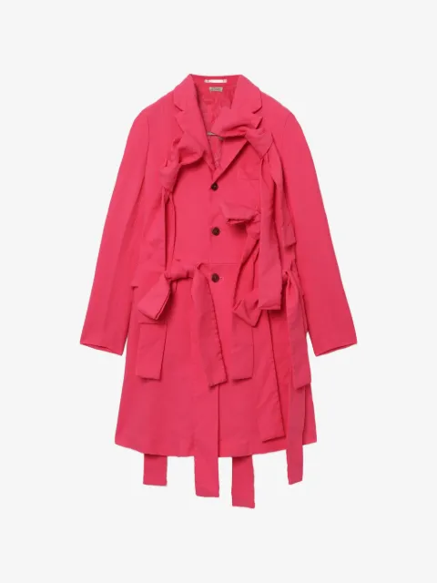 Comme des Garçons Homme Plus bow-details coat