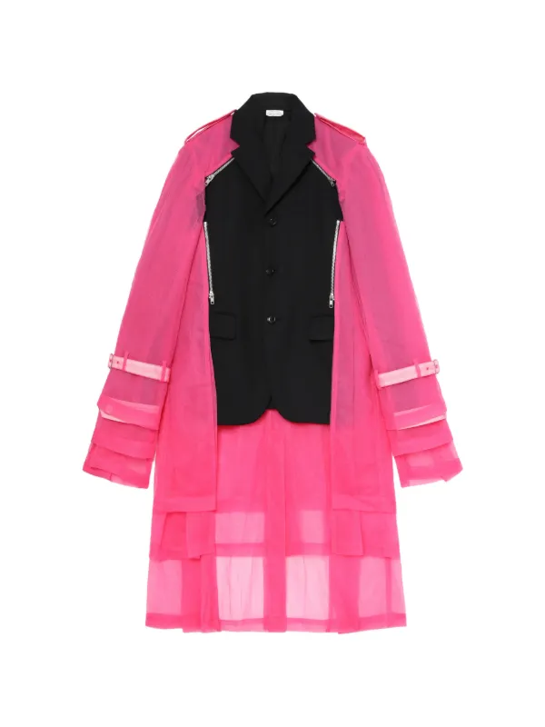 Comme Des Garçons Homme Plus ジップポケット コート | ブラック