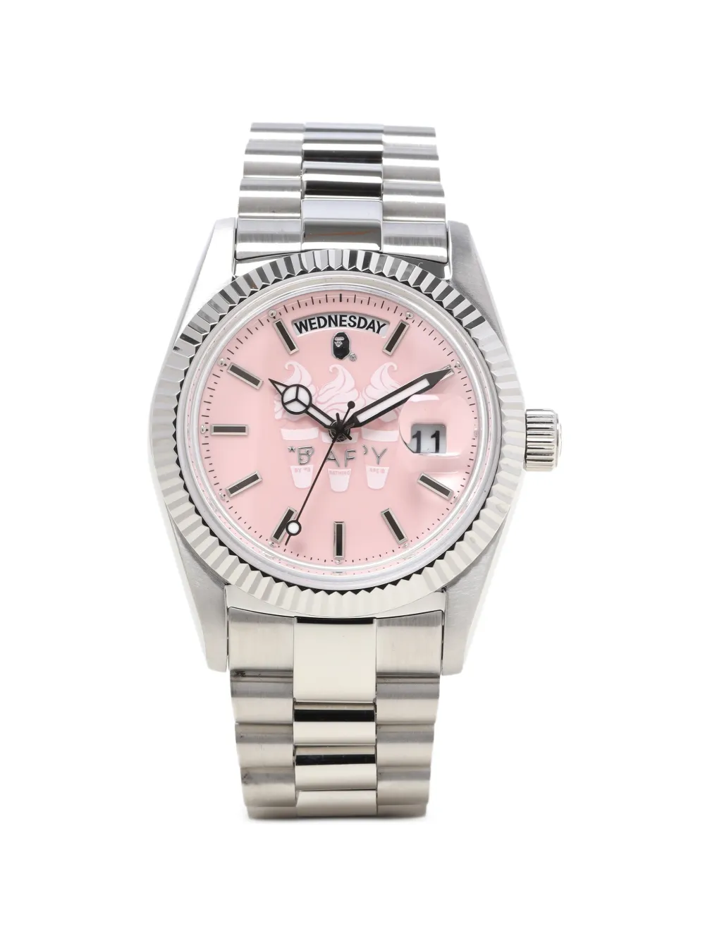 BAPY BY *A BATHING APE® Type 11 40mm watch - Rosa