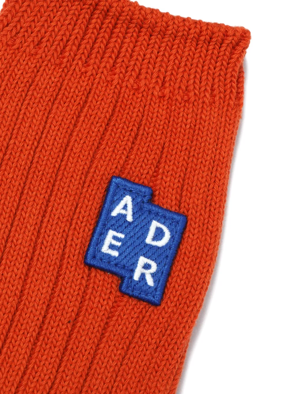 ribbed patch socks