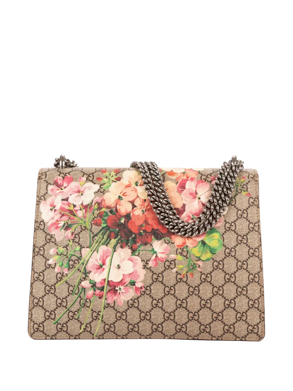 Gucci Pre-owned Medium Blooms Dionysus Shoulder Bag in Neutrals, view 2