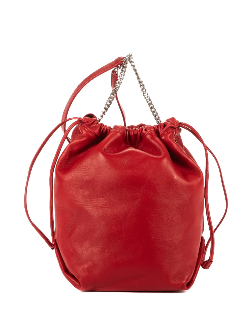  Saint Laurent Pre-owned Teddy Bucket Bag - Red 