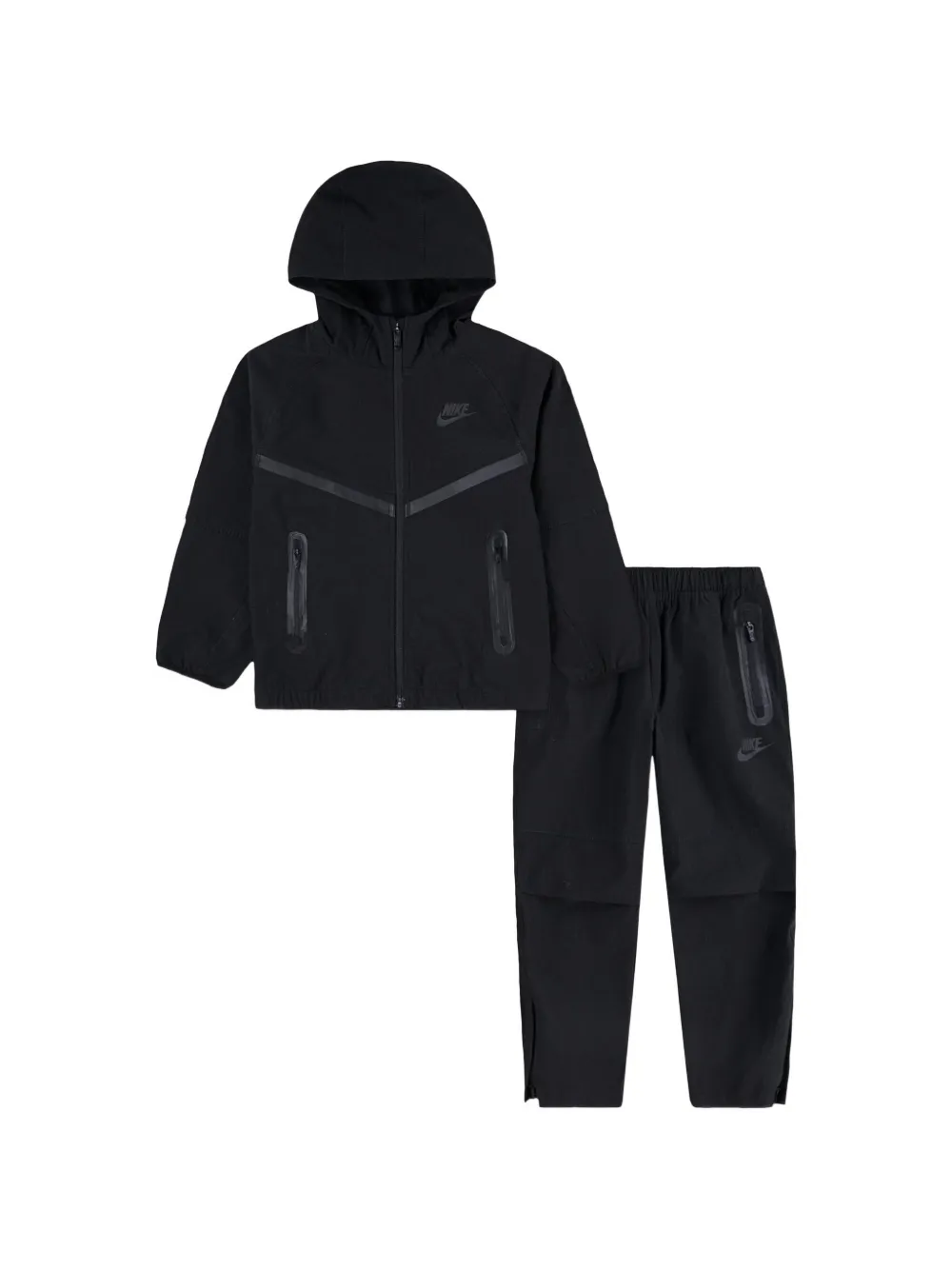 Nike Kids zip tracksuit set - Nero