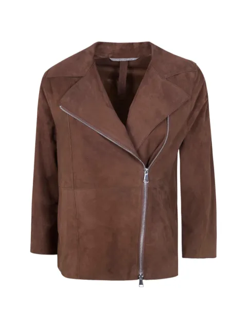 The Jackie Leathers zip leather jacket