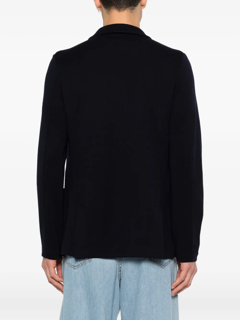 Patch-Pocket Wool Blazer