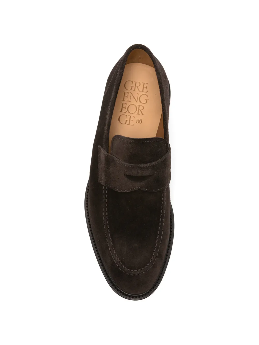 Green George panelled loafers Bruin