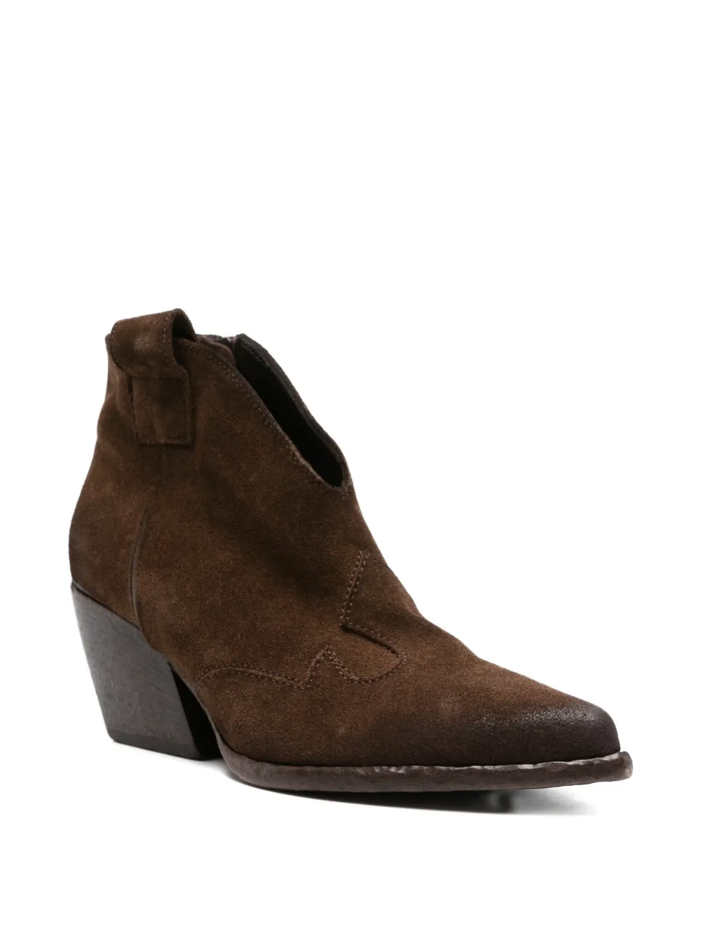 Elena Iachi Suède laarzen Bruin