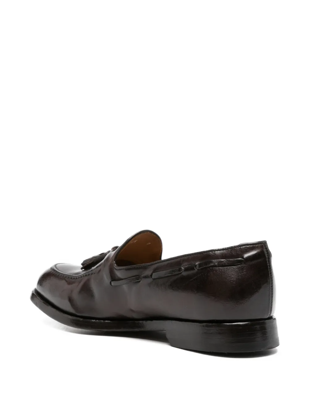 Green George tassel loafers Bruin