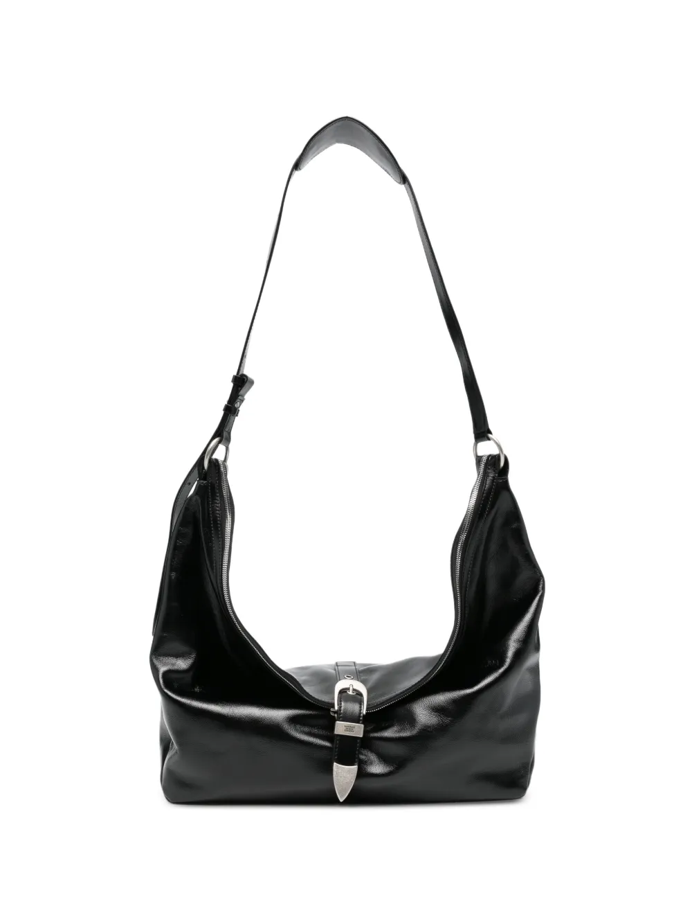 Marge Sherwood belted hobo shoulder bag - Nero
