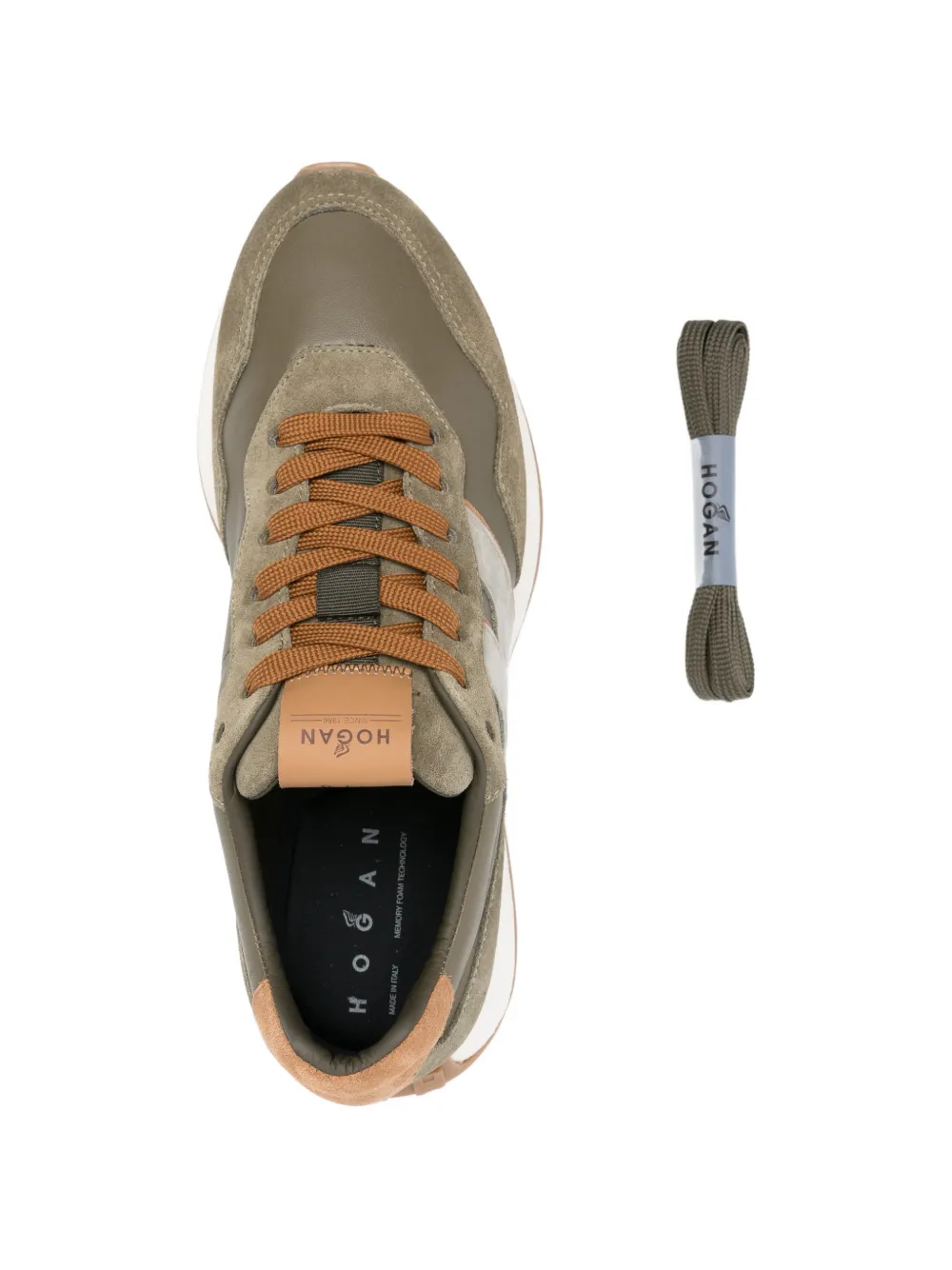 Hogan H' suède sneakers Groen