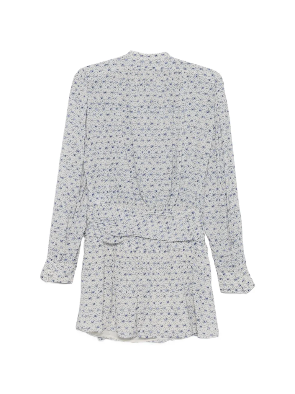  Marant étoile Duha Patterned Mini Dress - White 