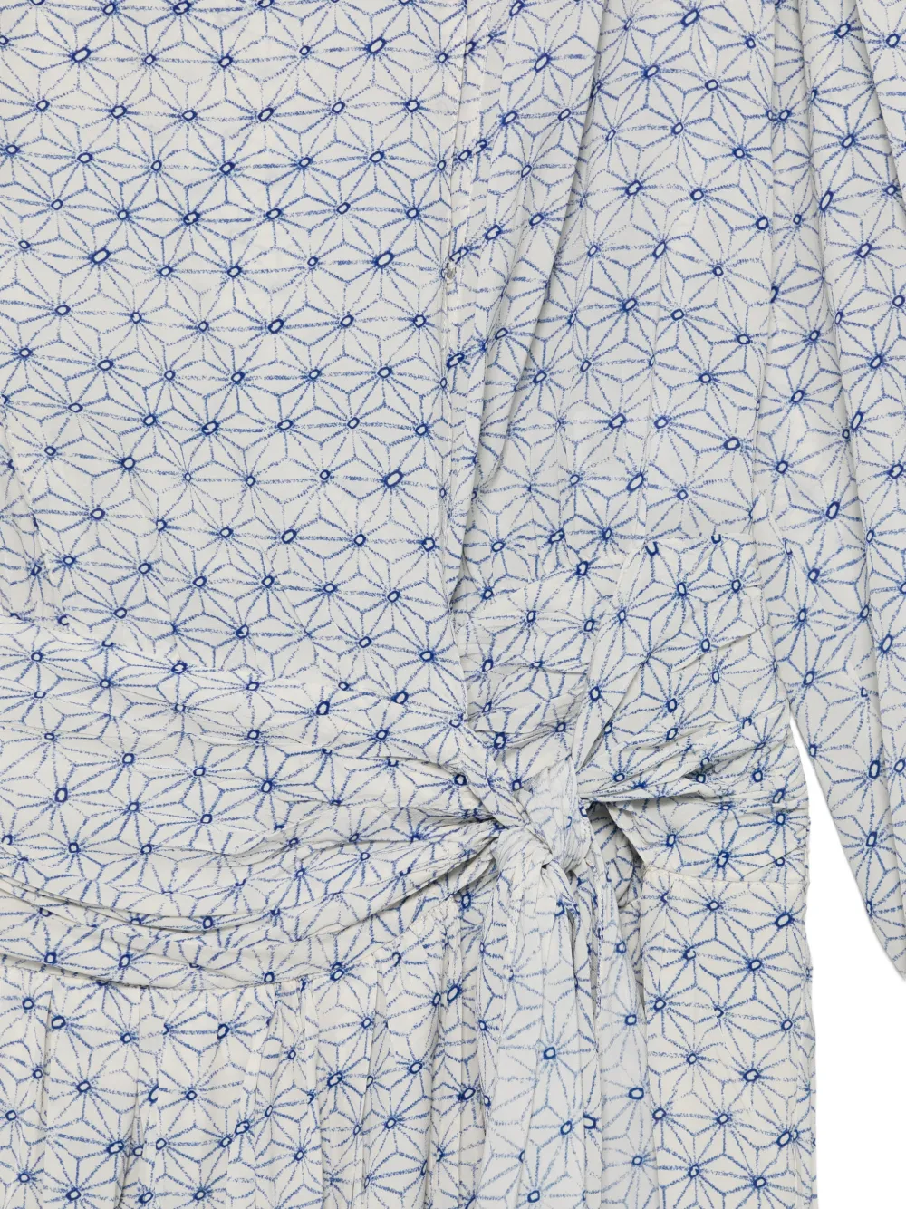  Marant étoile Duha Patterned Mini Dress - White 