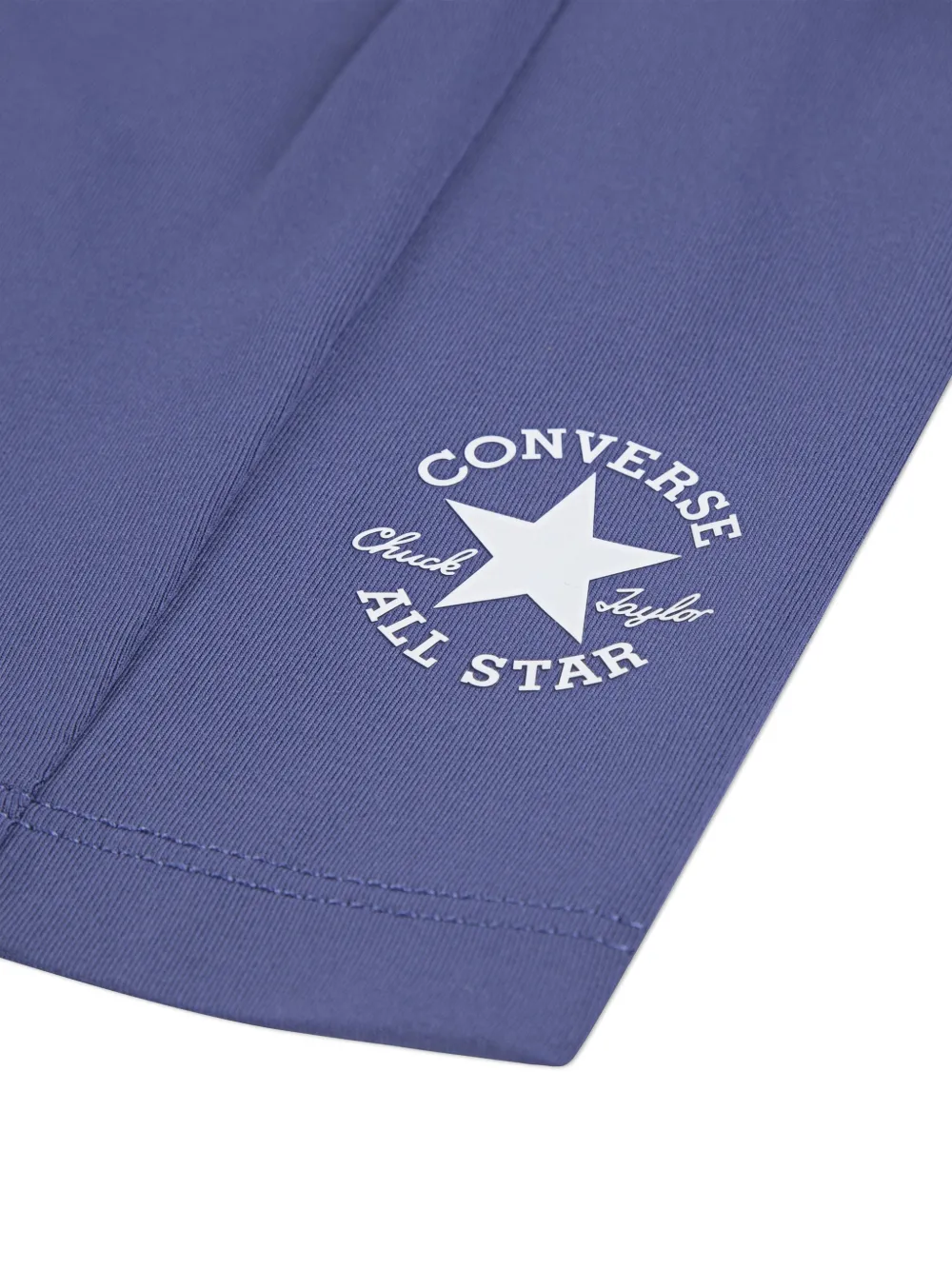 Converse Kids Shorts met trekkoordsluiting en logodetail Blauw